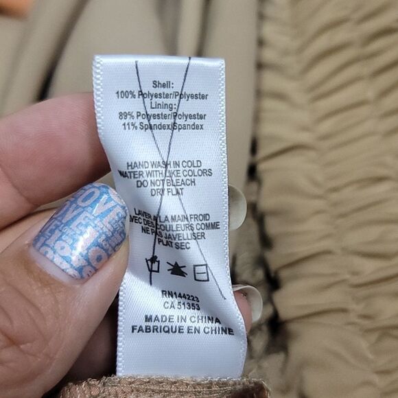 Nwot Colorblock Elastic waist  Wide Leg Pants/Joggers - Picture 8 of 9